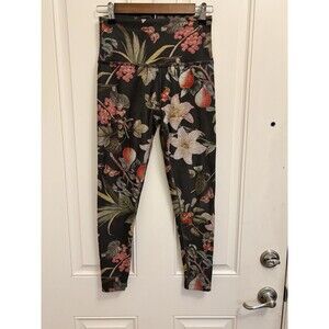 Beyond Yoga Spacedye Caught In The Midi High Waisted Leggings floral colorful
